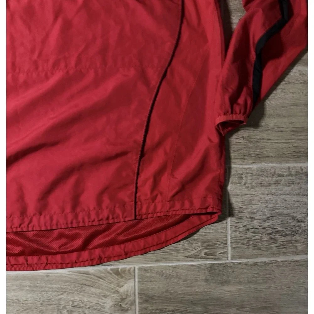 Majestic Red Nebraska Quarter‎ Zip Sweatshirt Size 2XL